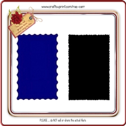 131 2 Fancy Edge Toppers or Inserts