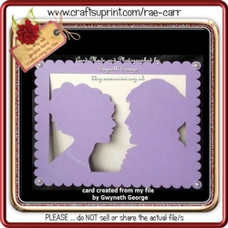 305 Romantic Boy & Girl Card
