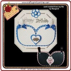 631 Sexy Bra Shaped Card
