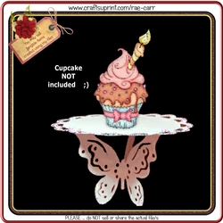 673 Cupcake Butterfly Stand