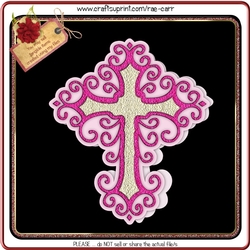202 Fancy Cross Card & Mat