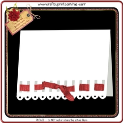 195 Ribbon Border Card
