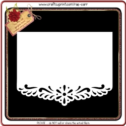 198 Wavy Edge Border Card