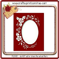052 Rose Encircled Frame