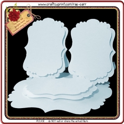 601 Shaped Double Easel