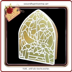 141 Christmas Nativity Church Window