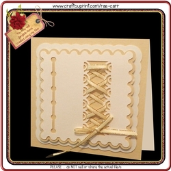609 Feminine Lace It Up Card