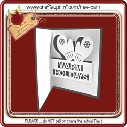047 Warm Holiday Mittens Pop-out