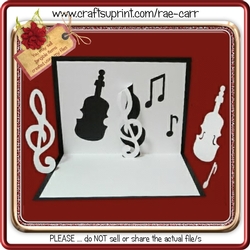 051 Music Lover Pop-up Insert