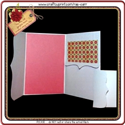 433 Tri-fold Pocket Invitation or Gift Card