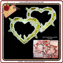 349 Fancy Heart Topper Multiple Machine Formats
