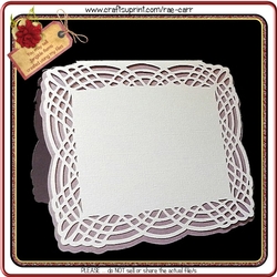 345 Frilled Edge Card