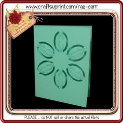 029 Fancy Folded Cut Card