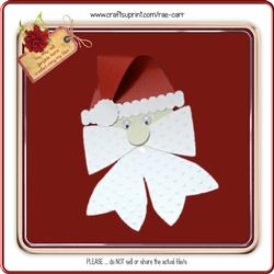 722 Santa Face Topper