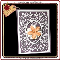 793 Flower Filigree Topper