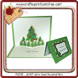 172 Christmas Tree Pop-up & Topper