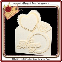 218 Always Shaped Card
