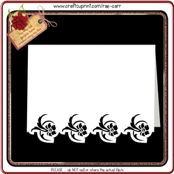 271 Damask Edge Card