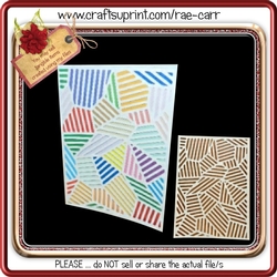 276 Stained Glass Card & Topper