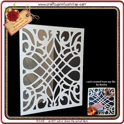280 Fancy Cut Card and Topper