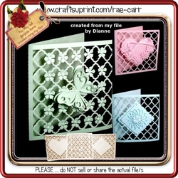 284 6 Lattice Toppers & Cards