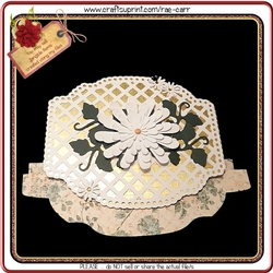 352 Flower Lattice Rocker