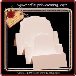 886 Stepper Shaped Card