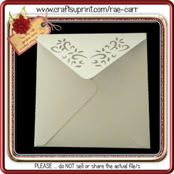 909 Two Fancy Envelopes *Multiple MACHINE Formats*