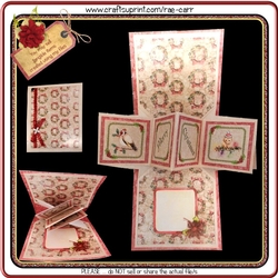 928 Christmas Pop Up Card