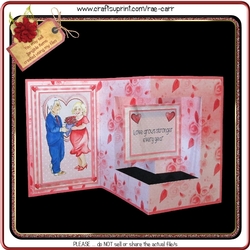 PS061 Roses for Anniversary or Valentines Day Card