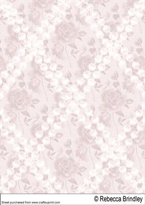 Party Night in Pink Backing Paper 2