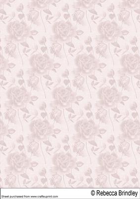 Party Night in Pink Backing Paper 1