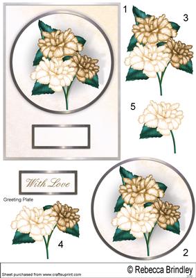 Floral Trio Decoupage
