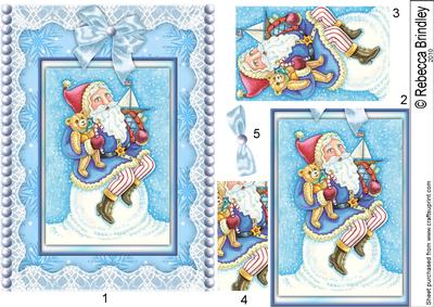 Snowy Santa Pyramid