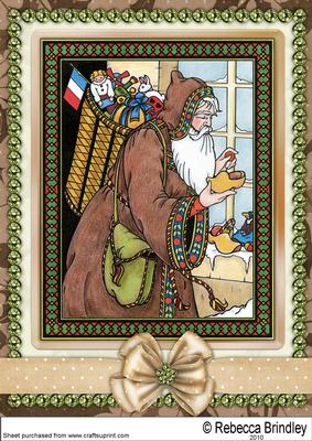 Vintage Santa of the World A4