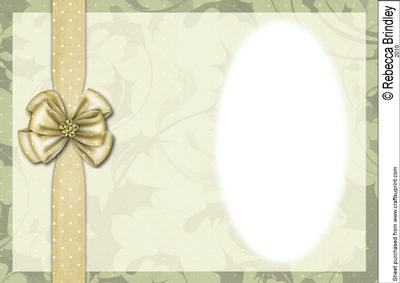 Vintage Santa of the Holly Bush Insert