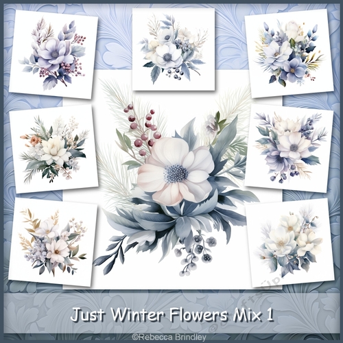 Just Winter Flowers Mix 1