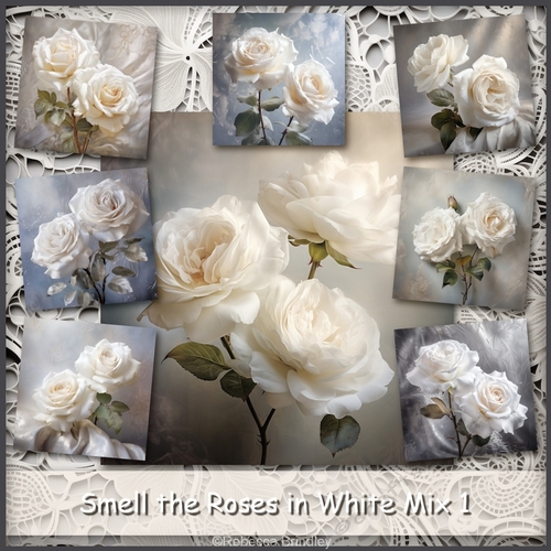 Smell the Roses in White Mix 1