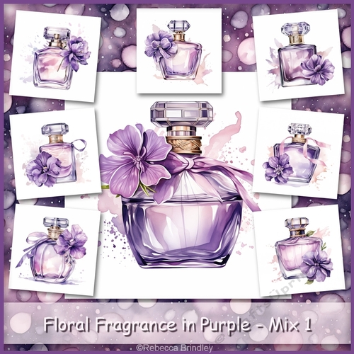 Floral Fragrance in Purple - Mix 1