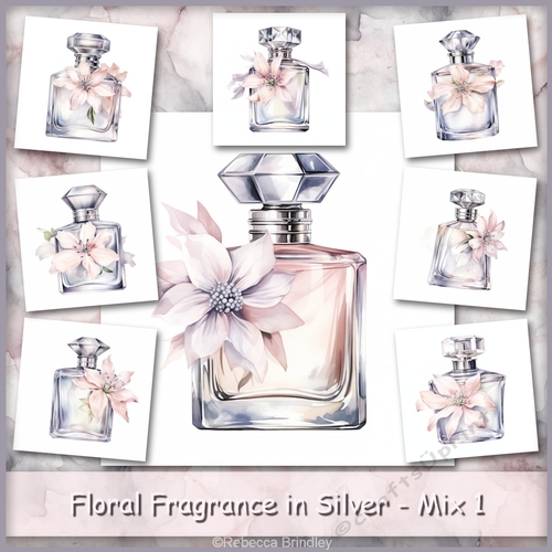 Floral Fragrance in Silver - Mix 1