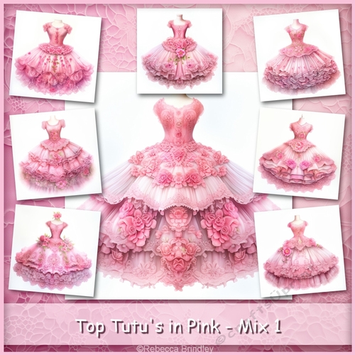 Top Tutus in Pink - Mix 1