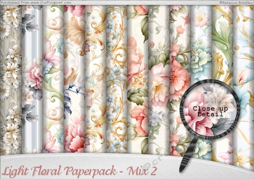 Light Floral Paperpack - Mix 2