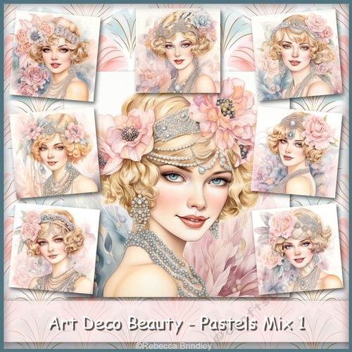 Art Deco Beauty - Pastels Mix 1