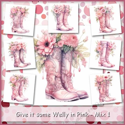 Give it some Welly in Pink - Mix 1