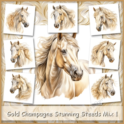 Gold Champagne Stunning Steeds Mix 1