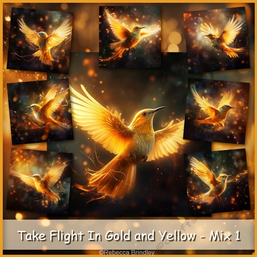 Take Flight In Gold and Yellow - Mix 1