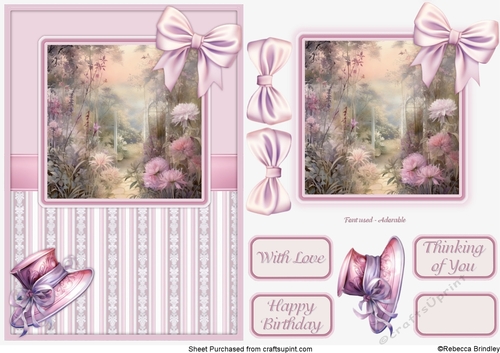 Graceful Gardens in Pink - Design 05