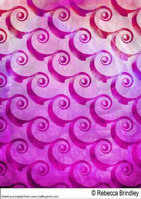Paisley Swirls Backing Paper 12