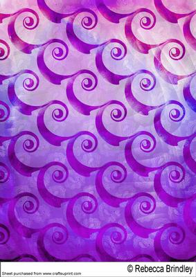 Paisley Swirls Backing Paper 11