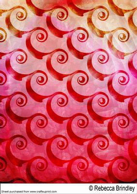 Paisley Swirls Backing Paper 1
